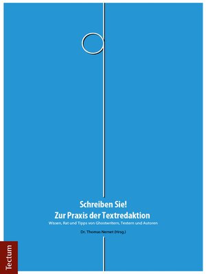 cover image of Schreiben Sie!--Zur Praxis der Textredaktion